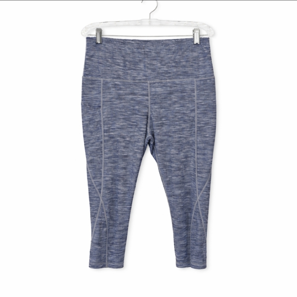 Neleus Heather Gray Yoga Workout Leggings Plus Size XL.